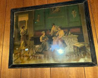 Antique German lithograph