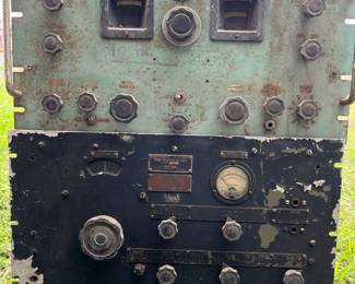 bottom: Army Signal Corps Bendix tube radio w/ tubes intact. 