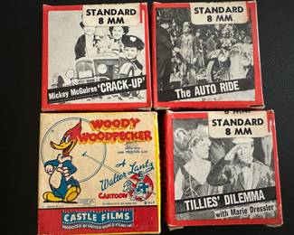 4 Fantastic Vintage 8mm Films! Boxes and films are in Excellent condition!