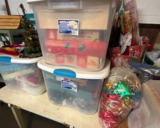 Got the keys on Tuesday! Here are the pics for the initial walk through! We did not open any boxes or totes! This is just what was out waiting for us! More detailed photos added almost daily starting this week! LOTS OF VINTAGE CHRISTMAS! 