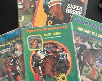 Vintage Sports Illustrated, Newsweek, and Time Magazines with Horse Racing Covers! (We have more than these five, I just pulled my favorites!)