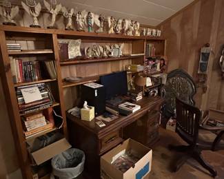 Got the keys on Tuesday! Here are the pics for the initial walk through! We did not open any boxes or totes! This is just what was out waiting for us! More detailed photos added almost daily starting this week! This upstairs end room is STUFFED with collectibles! 