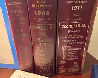 A nice collection of Saginaw MI History Books! 