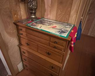 Got the keys on Tuesday! Here are the pics for the initial walk through! We did not open any boxes or totes! This is just what was out waiting for us! More detailed photos added almost daily starting this week! Another great dresser! 