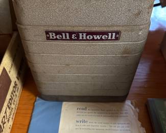 Of course we have to have a Bell & Howell 8mm Projector! 