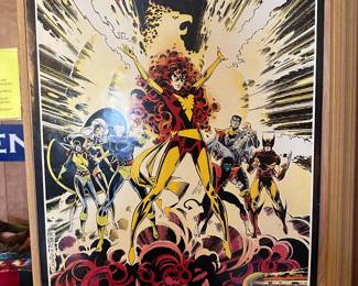 Our clients uncle own a comic book shop in Old Town Saginaw! These are just a few of the great vintage posters that we have for sale! 