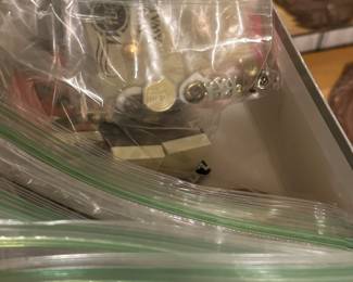 Got the keys on Tuesday! Here are the pics for the initial walk through! We did not open any boxes or totes! This is just what was out waiting for us! More detailed photos added almost daily starting this week! Jewelry! 