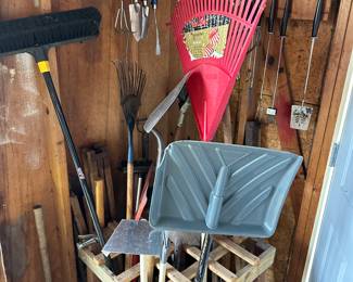 Yard tools! Shovels, Rakes, and more!