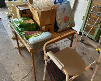 LOTS of NEAR MINT OR NEW CONDITION health supplies! Bath chair, Toilet, pads etc…