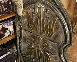 Got the keys on Tuesday! Here are the pics for the initial walk through! We did not open any boxes or totes! This is just what was out waiting for us! More detailed photos added almost daily starting this week! XENA WARRIOR PRINCESS SHIELD USED ON AIR! Also a HELMUT AND A SWORD! 