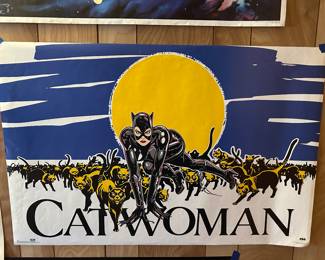Our clients uncle own a comic book shop in Old Town Saginaw! These are just a few of the great vintage posters that we have for sale! 