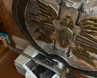 This is a PRODUCTION USED XENA WARRIOR PRINCESS SWORD with CERTIFICATE OF AUTHENTICITY! AND a XENA WARRIOR PRINCESS SHIELD also beloved to have been used in the TV show! There is also a fantastic helmet! 