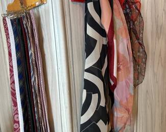 Vintage ties and scarves! 