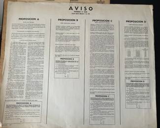All the ballot proposal in Spanish! 