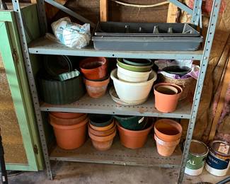 Get ready for spring with these clay and plastic pots! 