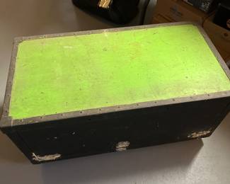 Another great vintage wooden trunk! 