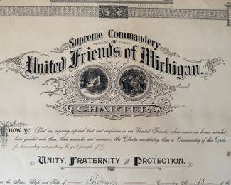 I looked this organization up and could find nothing about them. This document is hand signed and is all original.