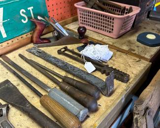 Chisels and files!