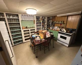 Got the keys on Tuesday! Here are the pics for the initial walk through! We did not open any boxes or totes! This is just what was out waiting for us! More detailed photos added almost daily starting this week! The SECOND kitchen in the home! 