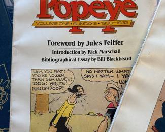 🎶 I’m Popeye The Sailor man… GREAT books of all the Popeye comics! 