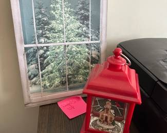 These two Christmas Themed items both light up! They are actually charming! 