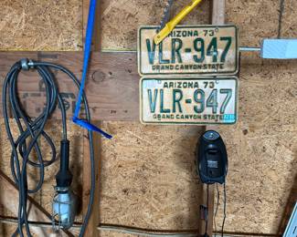 Some great Vintage license plates!