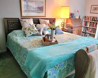 view into the main bedroom