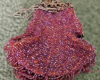 vintage beaded purse