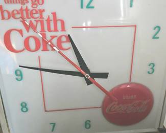 Vintage Coke clock 