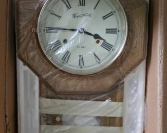 Modern regulator clock, still in box