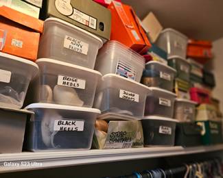 lots of vintage shoes