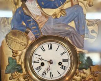 Antique European hanging clock