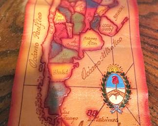 Leather map