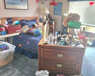 a view into the bedroom