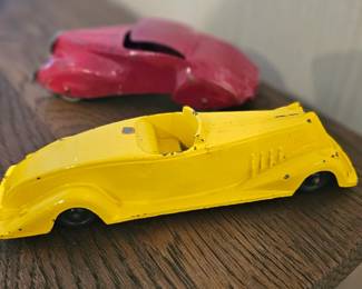 Vintage metal cars