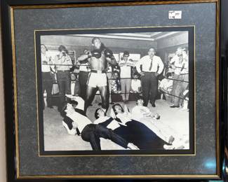 Muhammad Ali and the Beatles signed photo