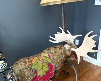 Large Moose with Mackenzie Childs runner!