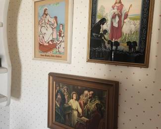 Vintage religious art