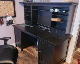 Black desk. Top comes off