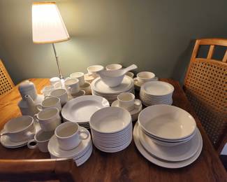 White stoneware. Nice. Large collection, some marked England 