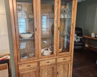 Stanley Furniture cabinet, all wood. Modern look