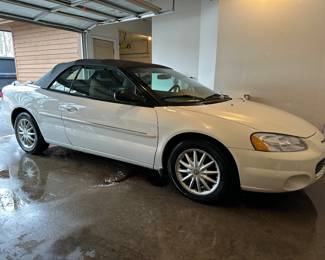 2002 Chrysler Sebring Convertible 30,038 senior driven miles.