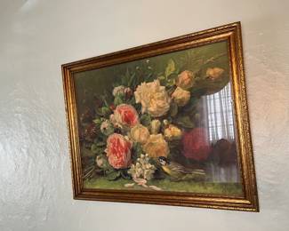 Framed wall decor.....