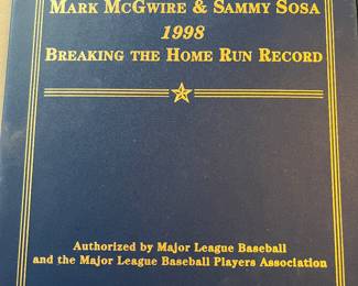 Danbury Mint McGwire and Sosa home run record....
