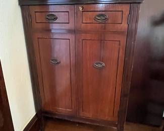 MCM Rock-Ola bar cabinet