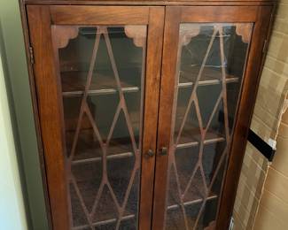 Antique bookcase/curio cabinet