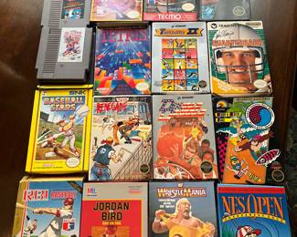 Vintage Nintendo games