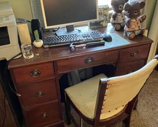Vintage desk and chair