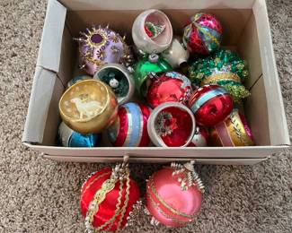 Vintage Christmas ornaments
