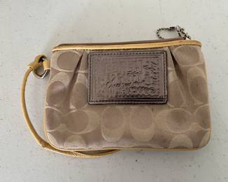 Coach wristlet